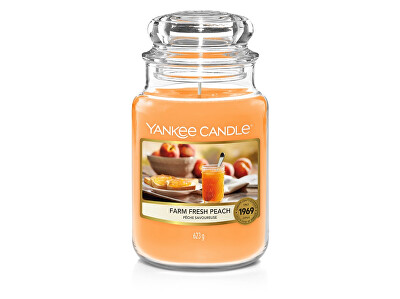 Yankee Candle - Aromatická svíčka Classic velká Farm Fresh Peach 623 g