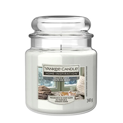 Yankee Candle - Aromatická svíčka Home Inspiration Falling Snow 340 g