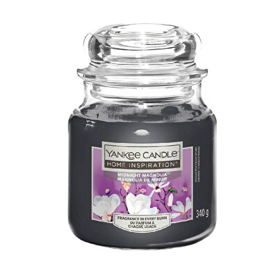 Yankee Candle - Aromatická svíčka Home Inspiration Midnight Magnolia 340 g
