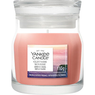Yankee Candle - Aromatická svíčka Signature sklo malé Cliffside Sunrise 110 g