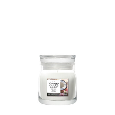 Yankee Candle - Aromatická svíčka Signature sklo malé Coconut Beach 110 g