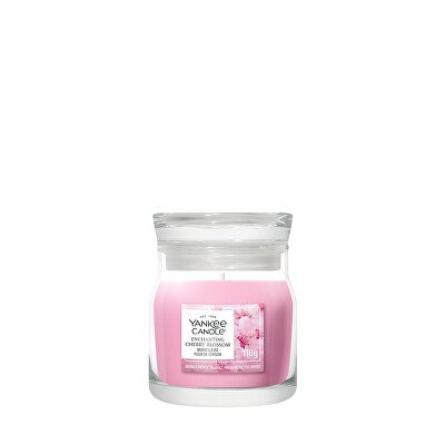 Yankee Candle - Aromatická svíčka Signature sklo malé Enchanting Cherry Blossom 110 g