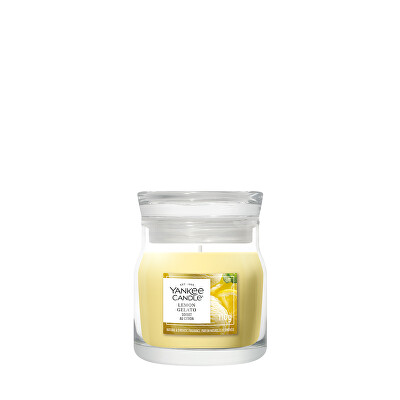 Yankee Candle - Aromatická svíčka Signature sklo malé Lemon Gelato 110 g
