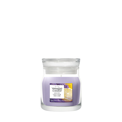 Yankee Candle - Aromatická svíčka Signature sklo malé Lemon Lavender 110 g
