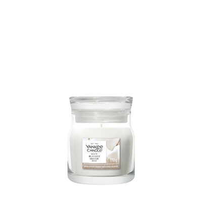 Yankee Candle - Aromatická svíčka Signature sklo malé Soft Blanket 110 g