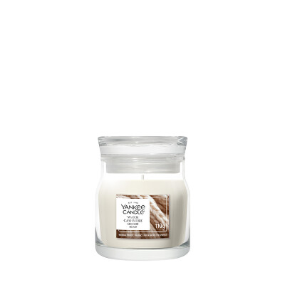 Yankee Candle - Aromatická svíčka Signature sklo malé Warm Cashmere 110 g