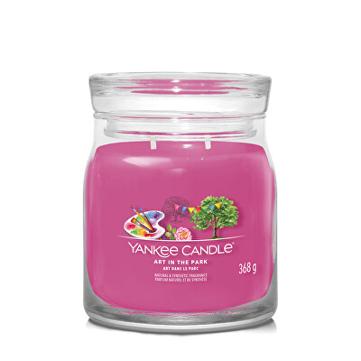 Yankee Candle - Aromatická svíčka Signature sklo střední Art In the Park 368 g