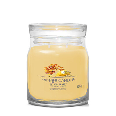 Yankee Candle - Aromatická svíčka Signature sklo střední Autumn Sunset 368 g