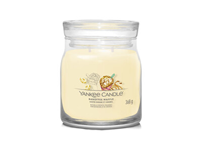 Yankee Candle - Illatgyertya Signature Banoffee Waffle 368 g- közepes