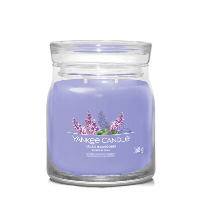 Yankee Candle - Aromatická svíčka Signature sklo střední Lilac Blossoms 368 g