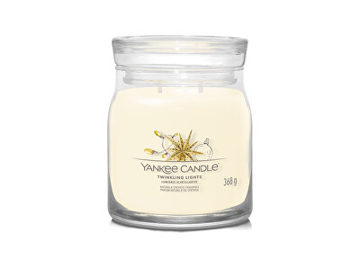 Yankee Candle - Aromatická svíčka Signature sklo střední Twinkling Lights 368 g