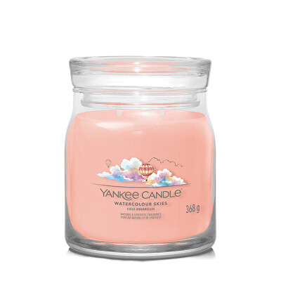 Yankee Candle - Aromatická svíčka Signature sklo střední Watercolour Skies 368 g