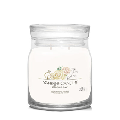 Yankee Candle - Aromatická svíčka Signature sklo střední Wedding Day 368 g