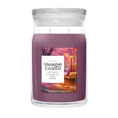 Yankee Candle - Aromatická svíčka Signature sklo velké Autumn Daydream 567 g