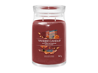 Yankee Candle - Aromatická svíčka Signature sklo velké Autumn Daydream 567 g