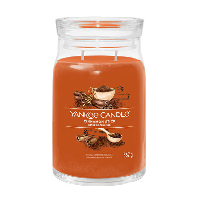 Yankee Candle - Aromatická svíčka Signature sklo velké Cinnamon Stick 567 g