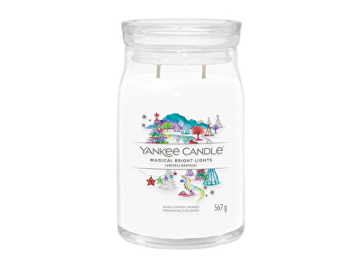 Yankee Candle - Aromatická svíčka Signature sklo velké Magical Bright Lights 567 g