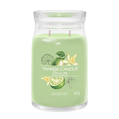 Yankee Candle - Illatgyertya Signature Vanilla Lime 567 g - nagy