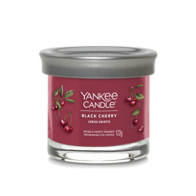 Yankee Candle - Aromatická svíčka Signature tumbler malý Black Cherry 122 g