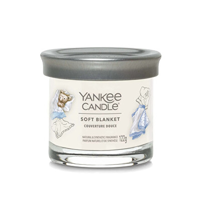 Yankee Candle - Aromatická svíčka Signature tumbler malý Soft Blanket 122 g