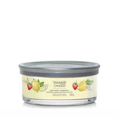 Yankee Candle - Aromatická svíčka Signature tumbler střední Iced Berry Lemonade 340 g