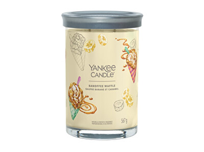 Yankee Candle - Aromatická svíčka Signature tumbler velký Banoffee Waffle 567 g