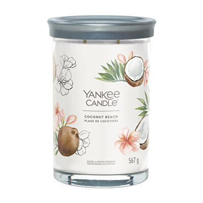Yankee Candle - Aromatická svíčka Signature tumbler velký Coconut Beach 567 g
