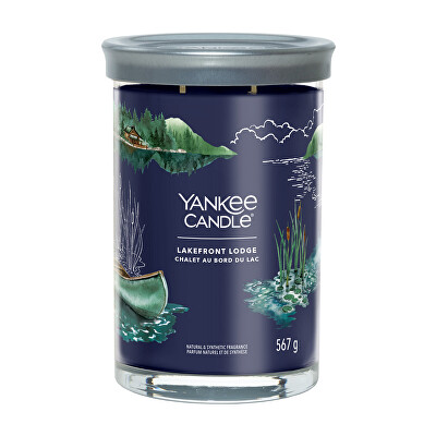 Yankee Candle - Aromatická svíčka Signature tumbler velký Lakefront Lodge 567 g