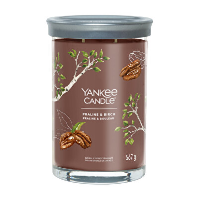 Yankee Candle - Aromatická svíčka Signature tumbler velký Praline & Birch 567 g