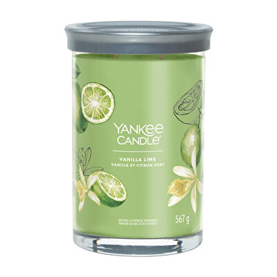 Yankee Candle - Aromatická svíčka Signature tumbler velký Vanilla Lime 567 g