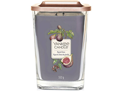 Yankee Candle - Aromatická svíčka velká hranatá Fig & Clove 552 g
