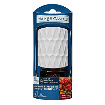 Yankee Candle - Elektrický difuzér do zásuvky Organic Kit Black Cherry 18,5 ml