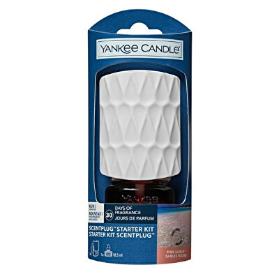 Yankee Candle - Elektromos diffúzor konnektorba Organic Kit Pink Sands 18,5 ml