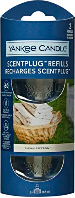 Yankee Candle - Náplň do difuzéru Clean Cotton (ScentPlug Refills) 2 x 18,5 ml