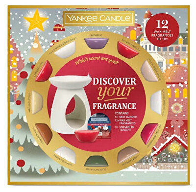 Yankee Candle - Vánoční dárková sada aromalampa