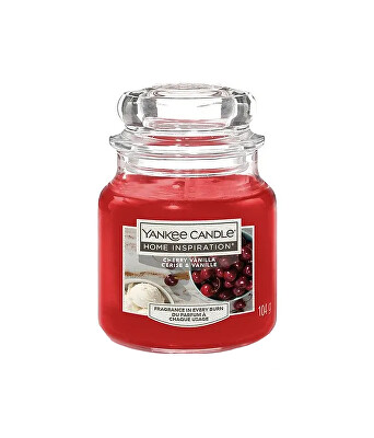 Yankee Candle - Vonná svíčka Home Inspiration malá Cherry Vanilla 104 g
