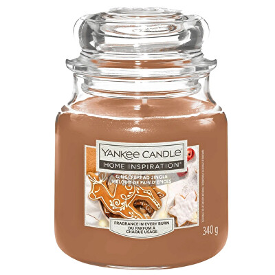 Yankee Candle - Lumânare parfumată Home Inspiration Gingerbread Jingle 340 g