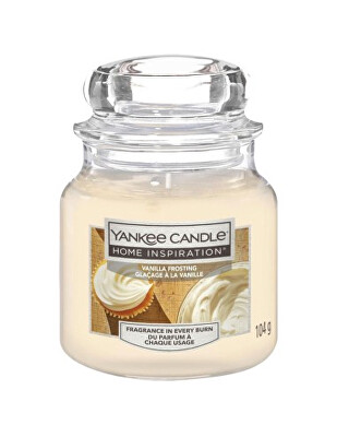 Yankee Candle - Vonná svíčka Home Inspiration malá Vanilla Frosting 104 g
