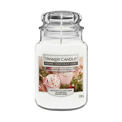 Yankee Candle - Vonná svíčka Home Inspiration velká Candy Cane Milkshake 538 g