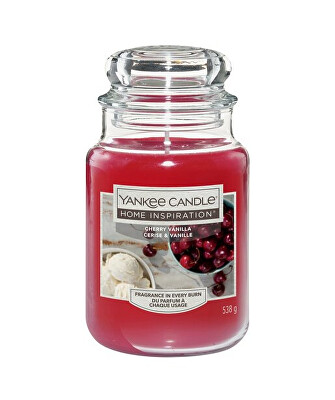 Yankee Candle - Vonná svíčka Home Inspiration velká Cherry Vanilla 538 g