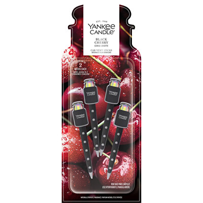 Yankee Candle - Vonné kolíčky do auta Black Cherry 4 ks