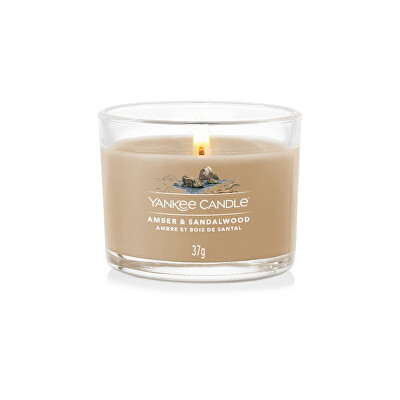 Yankee Candle - Lumânare votivă in sticlă Amber & Sandalwood 37 g