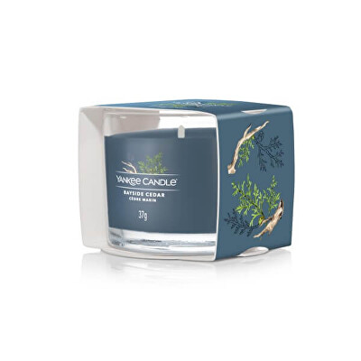 Yankee Candle - Votivní svíčka ve skle Bayside Cedar 37 g