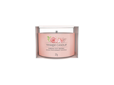Yankee Candle - Votivní svíčka ve skle Fresh Cut Roses 37 g