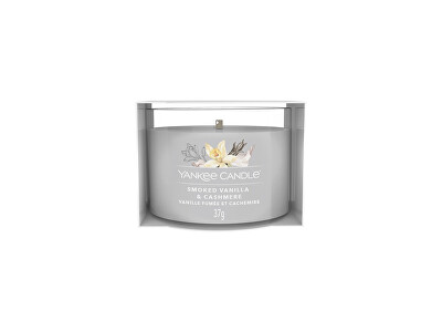 Yankee Candle - Lumânare votivă in sticlă Smoked Vanilla & Cashmere 37 g