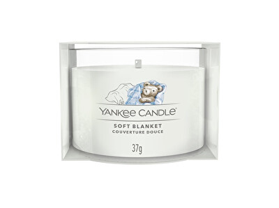 Yankee Candle - Lumânare votiva în vas de sticlă Soft Blanket 37 g