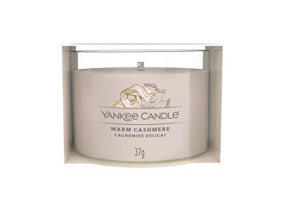 Yankee Candle - Votívna sviečka v skle Warm Cashmere 37 g