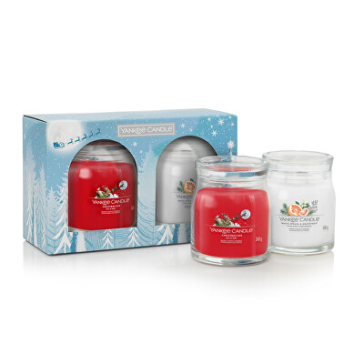 Yankee Candle - Vánoční dárková sada Signature svíček 2 ks