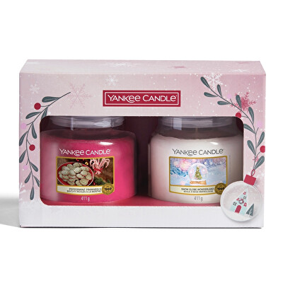 Yankee Candle - Vánoční sada se středními Classic svíčkami 2x 411 g