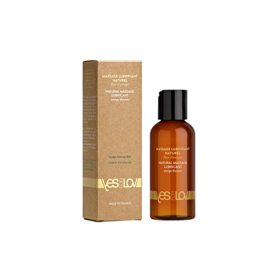 YESforLOV - Masážní a lubrikační organický olej Orange Blossom (Natural Massage Lubricant) 100 ml